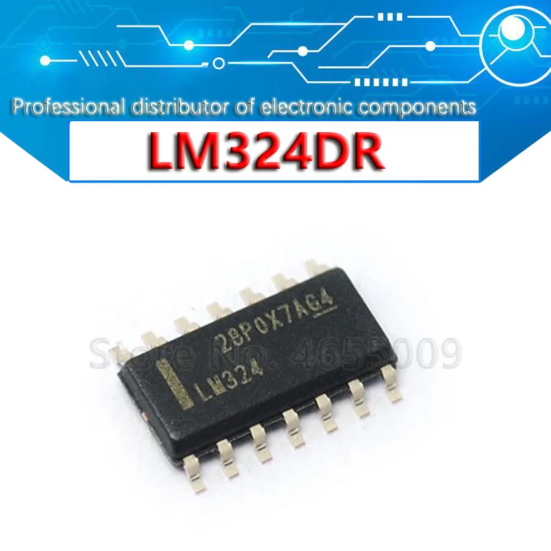 10 шт. LM324DR SOP14 LM324 SOP SMD LM324DR2G LM324DT SOP-14 Новый и оригинальный IC