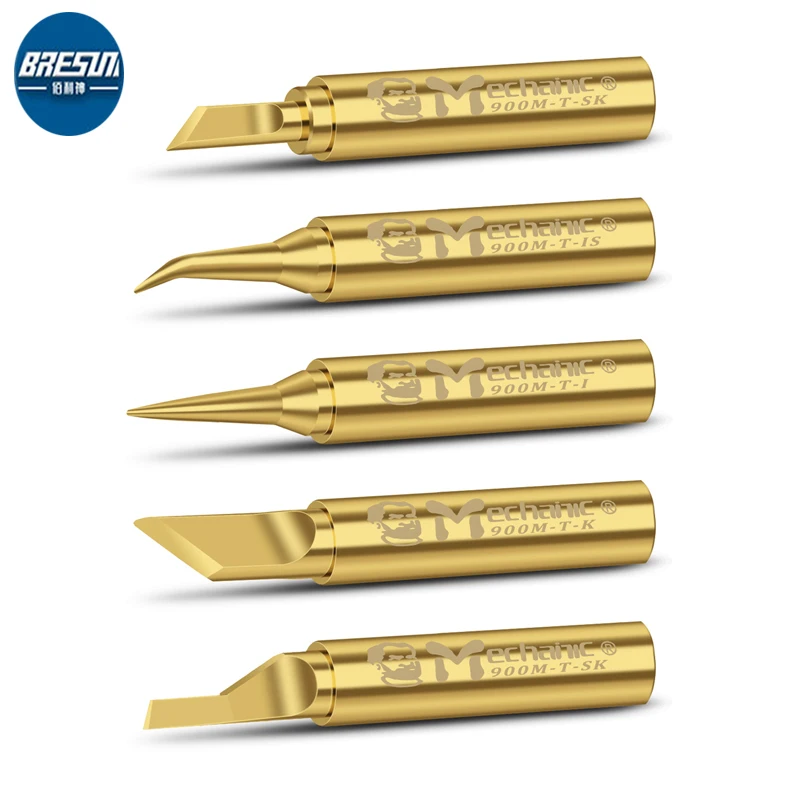 

MECHANIC 900M-T-I IS Pure Copper Series Soldering Iron Tips Welding tips For Soldering BGA Repair Station Solder Iron tip tools