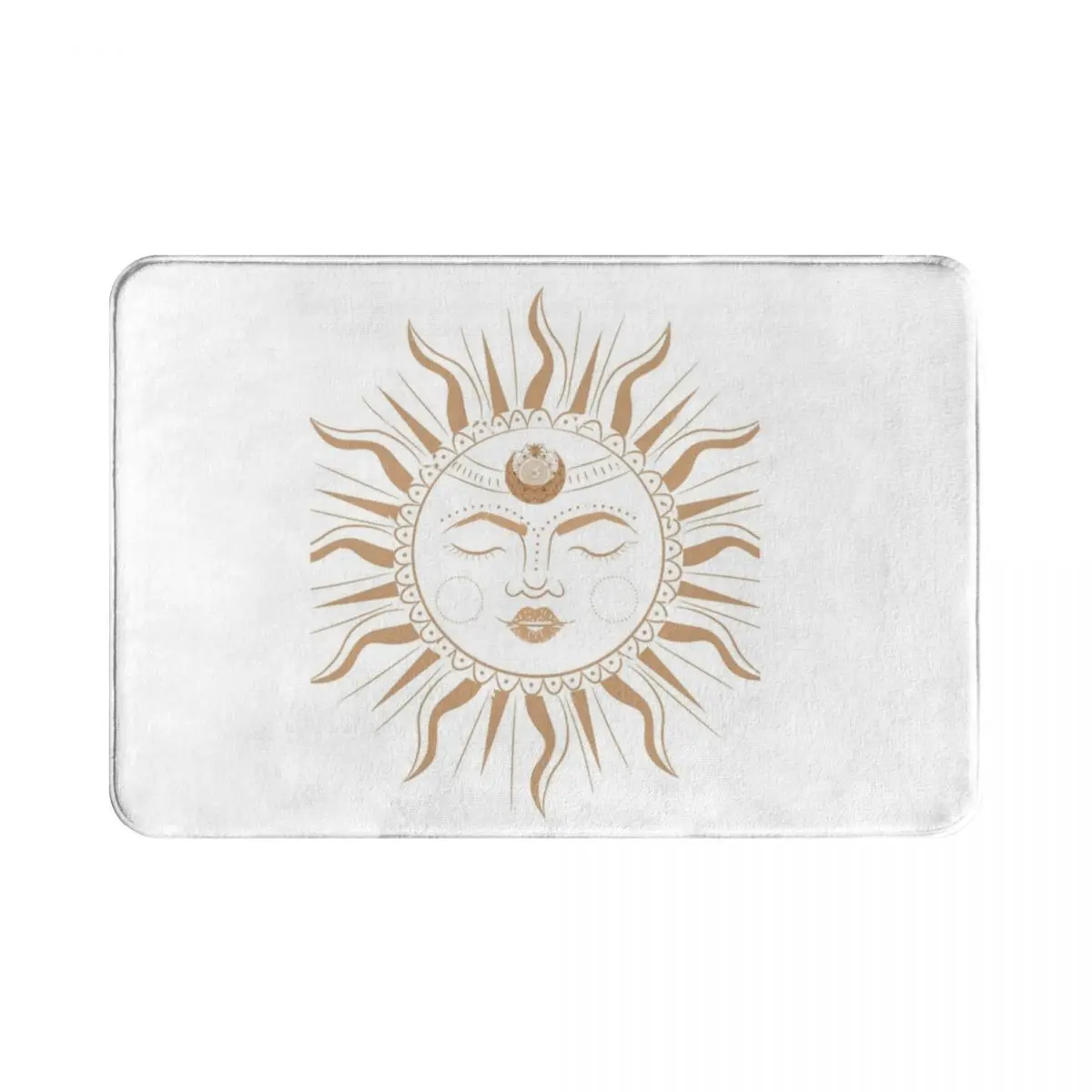 

Напольный коврик Sun God, Нескользящий Впитывающий Коврик из полиэстера, для прихожей, кухни, спальни, балкона, туалета, гостиной