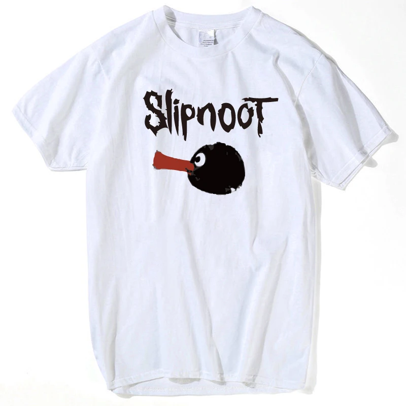 Slipknot Pingu футболки мужские с коротким рукавом хип хоп футболка в стиле рок
