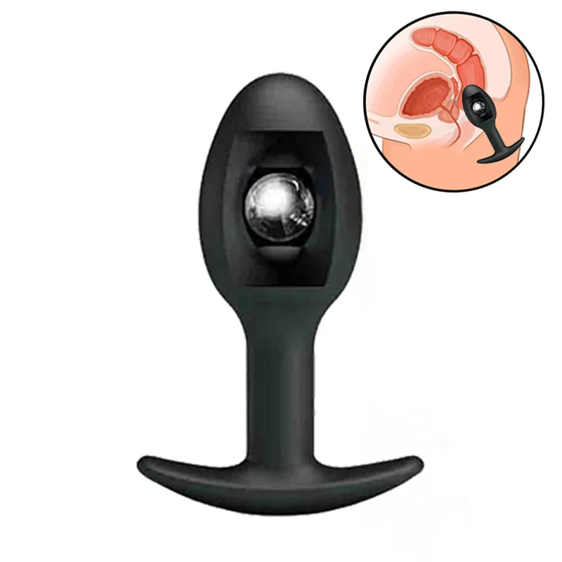 Секс-шоп черные Силиконовые анальные шарики анальная Тренировка мышц Анальная