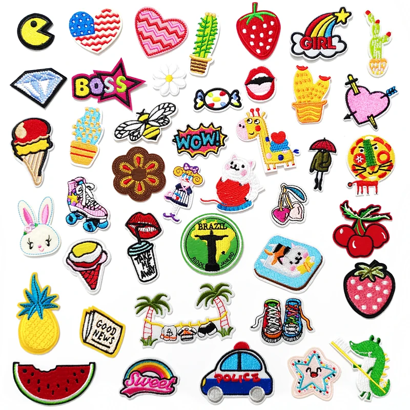 Радужные Туфли С КАКТУСОМ сделай сам патчи вышивка для футболки металлические