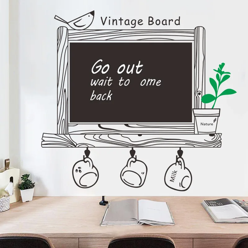 Классная доска Стикеры мела съемные виниловый Рисунок росписи Декор