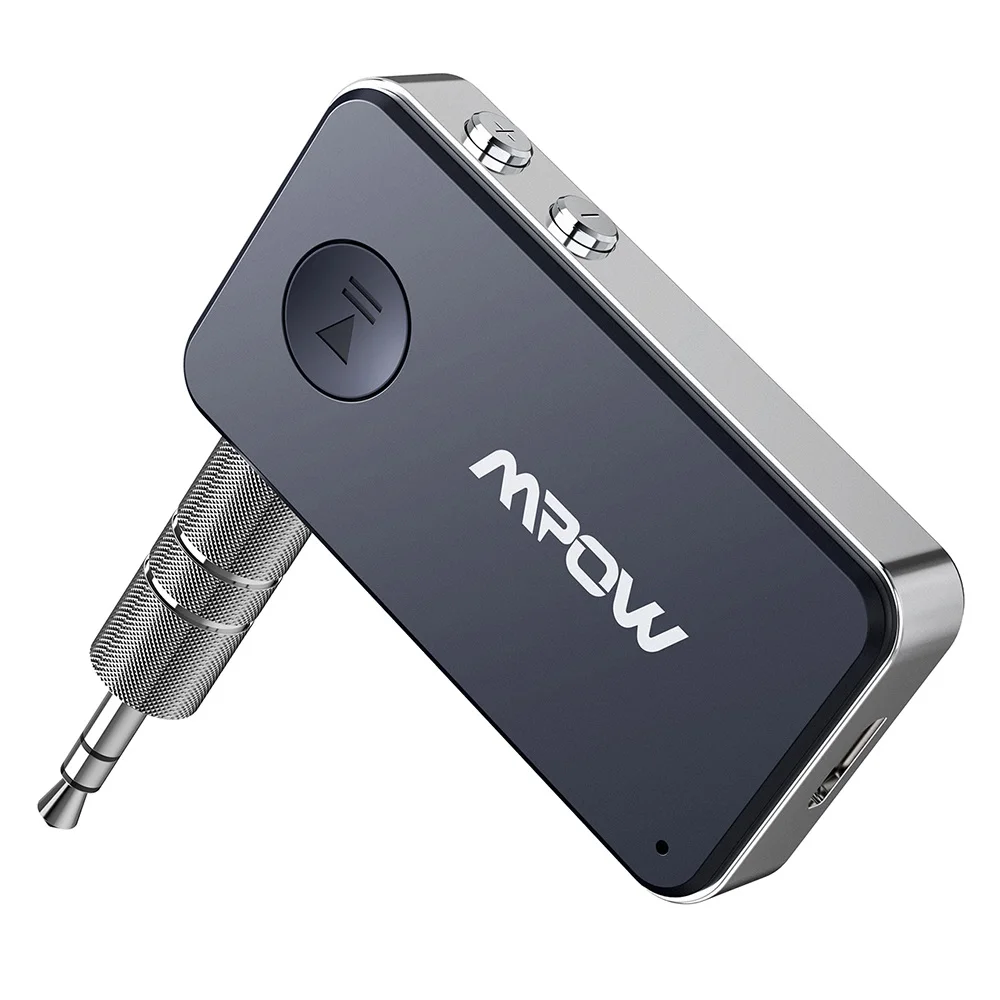 Mpow BH051 Mpow BH051 стерео аудио Bluetooth 5,0 приемник беспроводной адаптер с 10H время воспроизведения и быстрой зарядки для дома громкой связи вызов автомобиля - Цвет: Mpow BH051