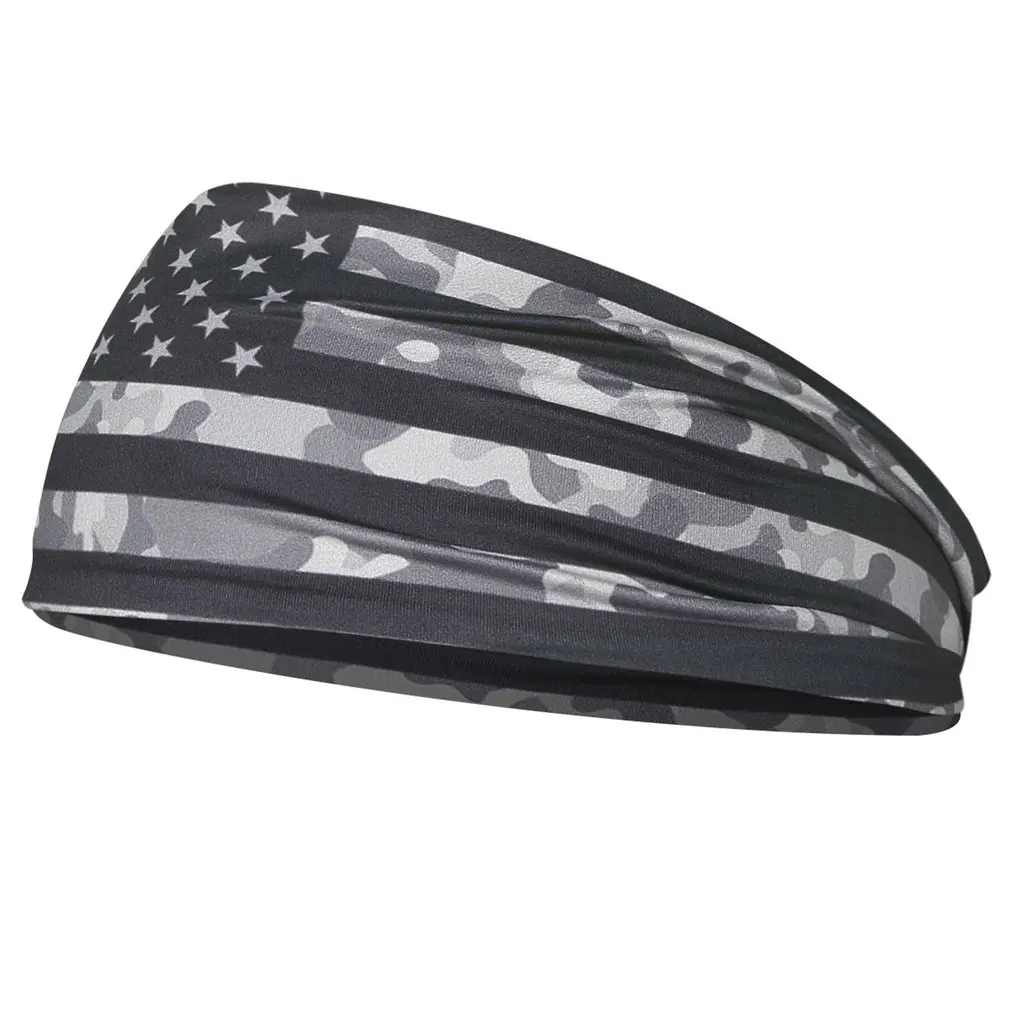 

Fashion Printed Yoga Elastic Hair Band Sport Headband Gym Anti-Slip Slim Hair Band For Fitness Antiperspirant Headband Turban