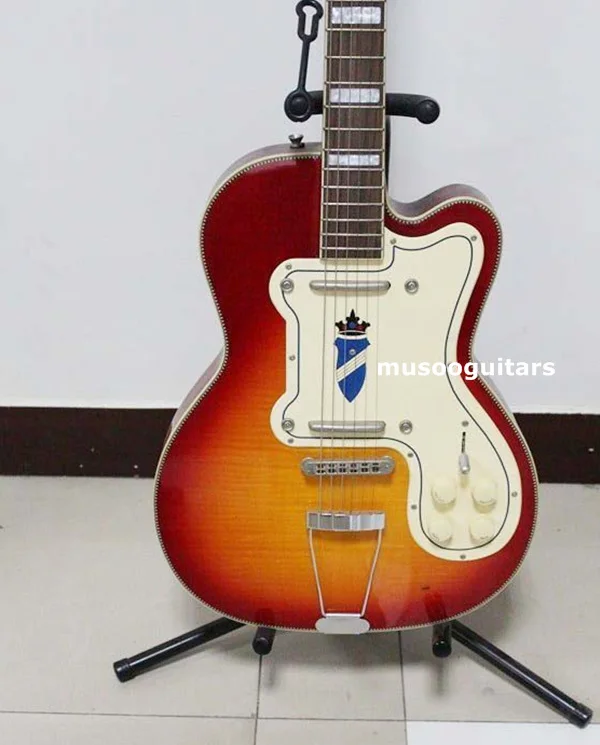 Kay винтажная повторная гитара тонкая Твин электрогитара|Электрогитара| |