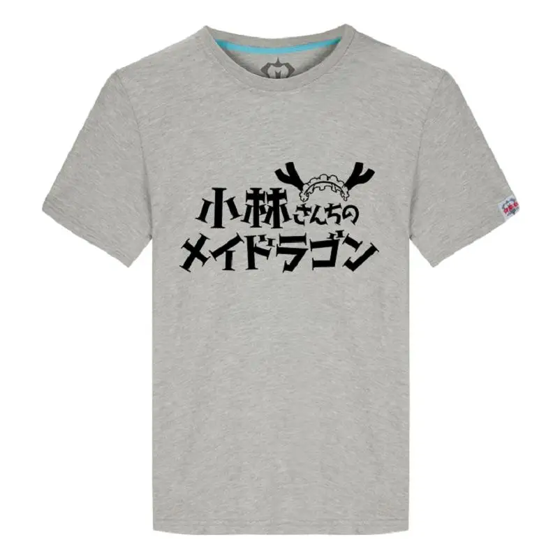 Хлопковые футболки унисекс Кобаяши без горничной дракон криллин канна канагава