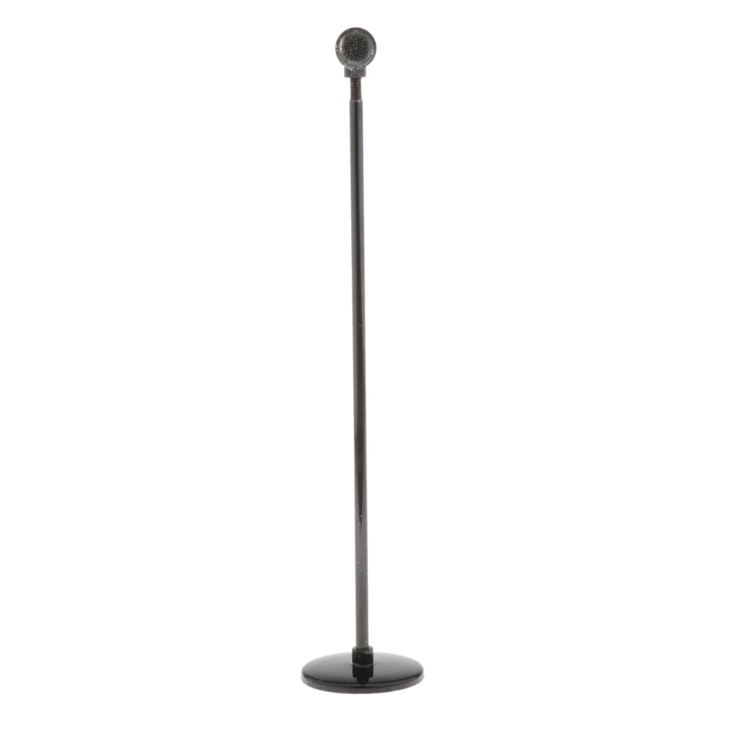 

1:6 Scale Dollhouse 9.06-15.75inch Mini Microphone House Accessories Kids Toys