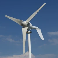 new energy wind turbine 600w 800w12v 24v 48v free alternative energy windmill with mppt hybrid controller 356 blades