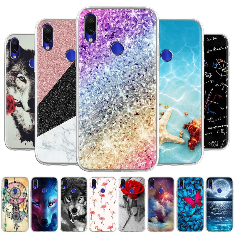 

TPU Silicone Case For Xiaomi Redmi Note 7 Coque Cartoon Phone Case For Xiaomi Redmi Note7 Pro Redmi Note 7S Phone Shell