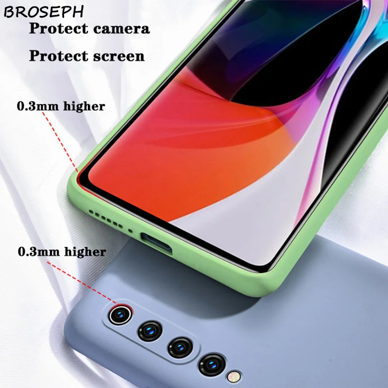 Жидкий силиконовый чехол для телефона Xiaomi MI 8 9 10 6 6X MIX 2 2s 3 Redmi K20 K30 PRO 6A 7 7A Note Pro