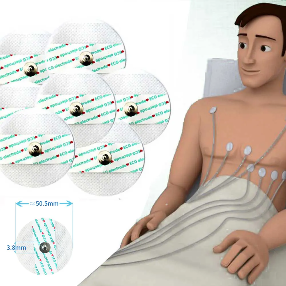 50 шт./100 шт. одноразовые электроды ECG | Красота и здоровье