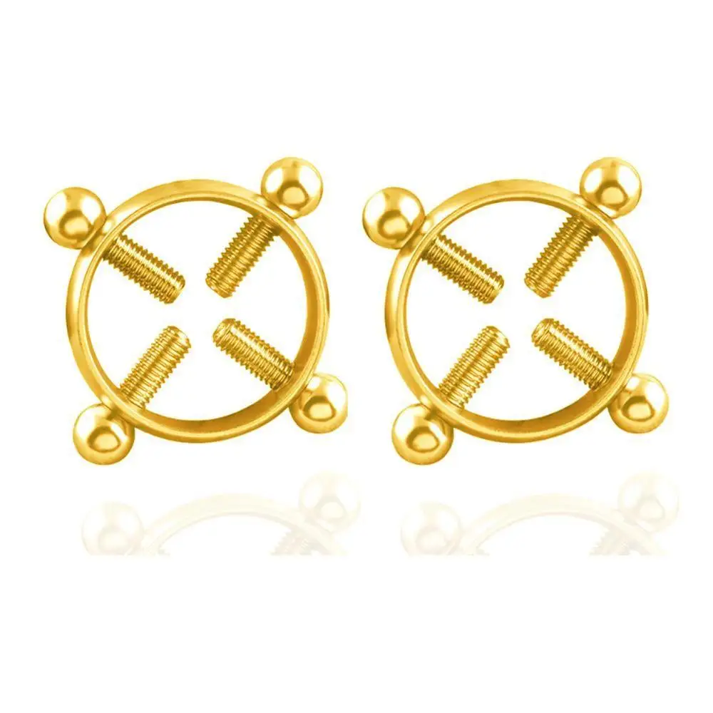 Пикантное привлекательное круглое кольцо для сосков из нержавеющей стали