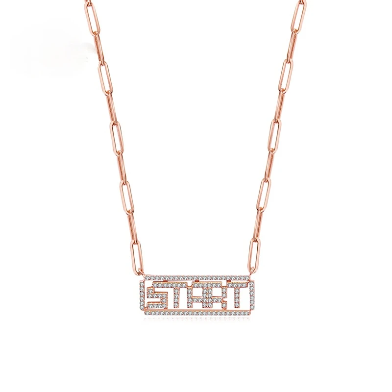 

Fashion classic 925 silver YOUWIN necklace for women trendy all-match couples gift stars