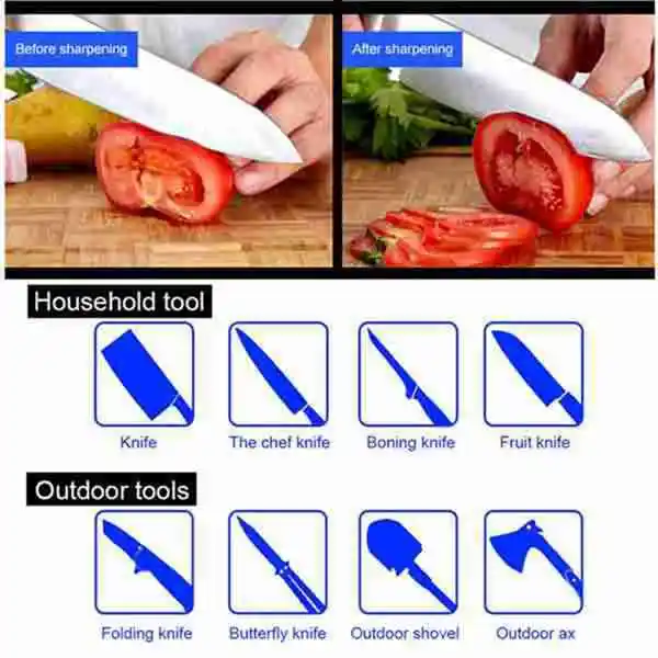 

Knife Sharpening Stone Set,400/1000 and 3000/8000-Grit,Whetstone Set,Honing Guide,Bamboo Base,Rubber Bases