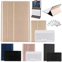 2in1 removable wireless bluetooth keyboard pu leather case for new ipad 9 7 2017 air 1 2 pro 9 7 tablet keyboard case coverpen