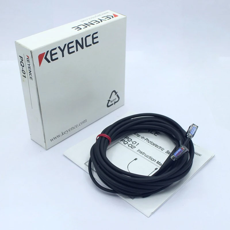 

Фотоэлектрический датчик с кабелем и усилителем для экономии пространства