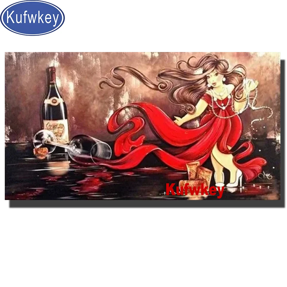 

Diamond Embroidery Fat Lady,5d Diy Diamond Painting full diamond mosaic picture of rhinestones cross-stitch Portrait Cartoon,