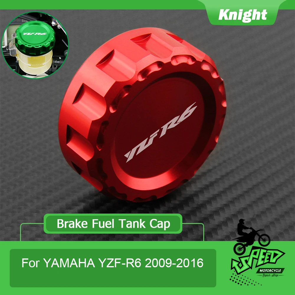 

Подходит для Yamaha YZFR6 YZF R6 YZF-R6 yzfr6 2006-UP 2009-2016 CNC Крышка Резервуара тормозной жидкости для мотоцикла с логотипом: YZFR6