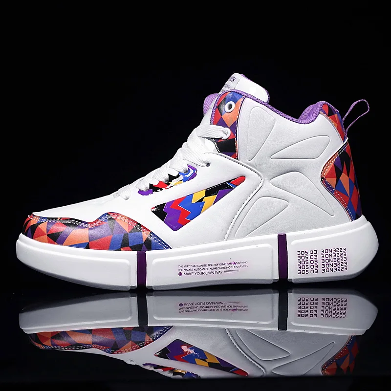 

hot 2020 causal black mens on zapatos de slip s sport top sale leisure shoes fashion Sneaker Male High spring cuero white mens