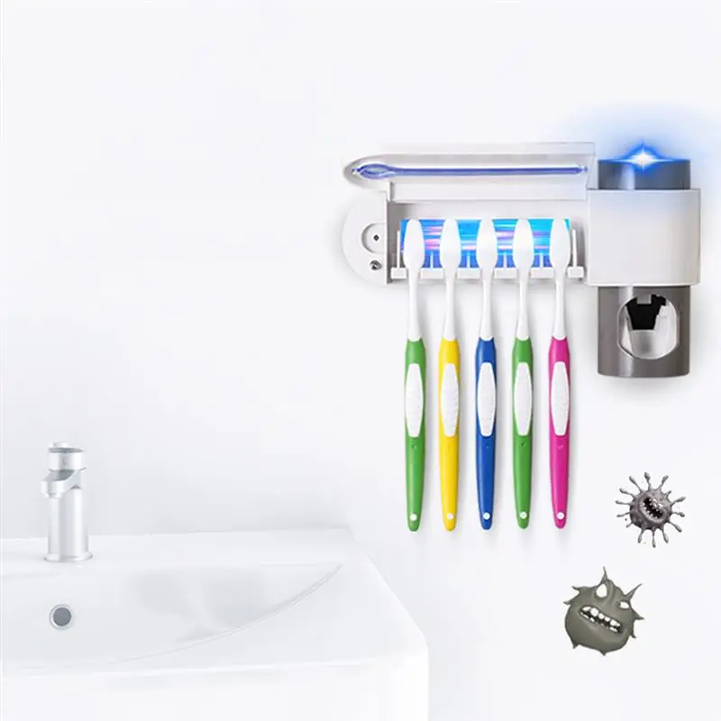 Антибактериальный 2 в 1 УФ светильник ультрафиолетовая зубная щетка