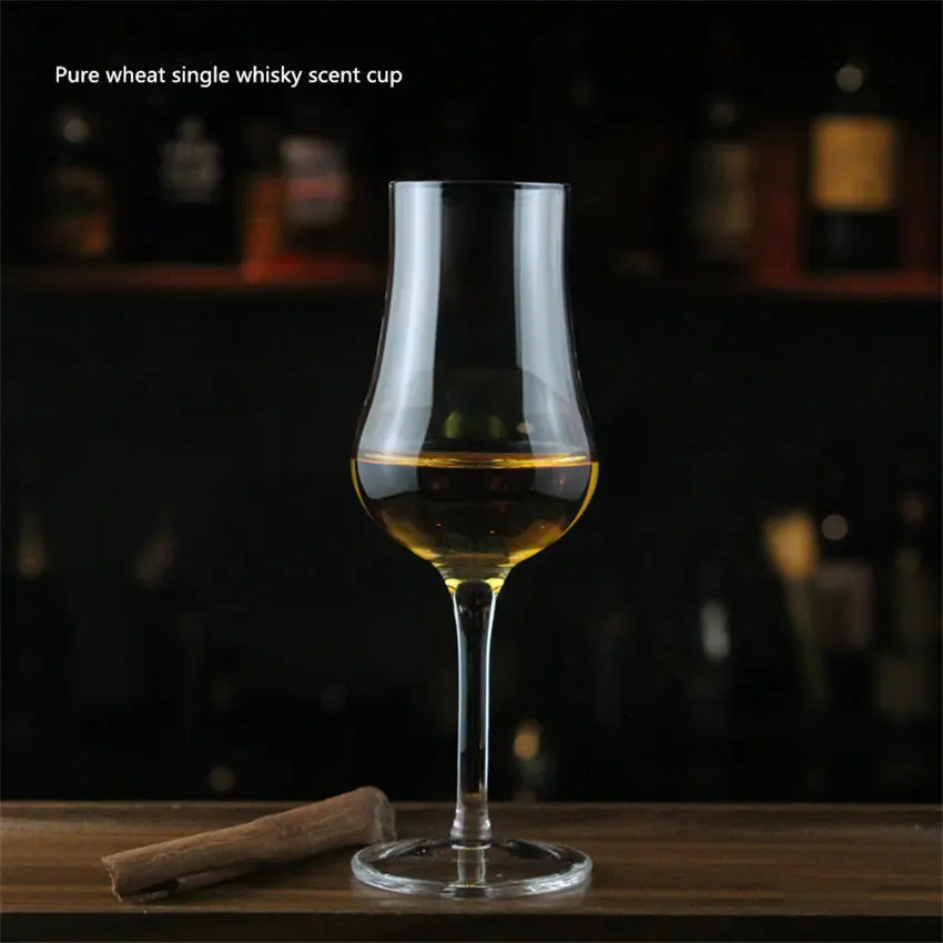 Шотландский стакан с тюльпаном для виски хрустальный бокал запахом вина бренди