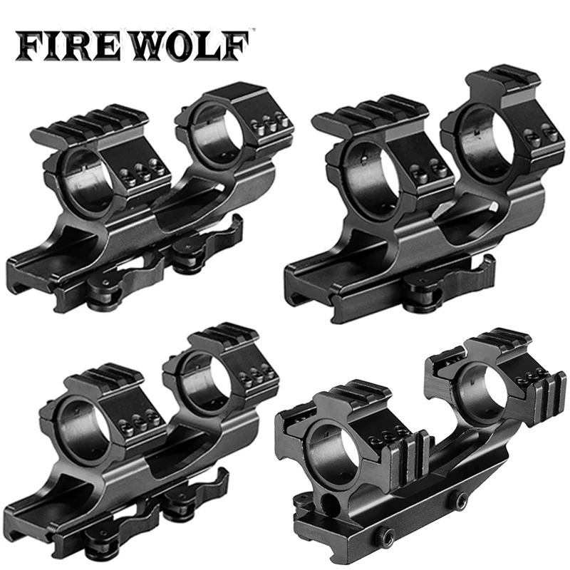 Быстросъемный цельный крепеж для прицела 1 &quot/30 мм двойное кольцо Охотничьи