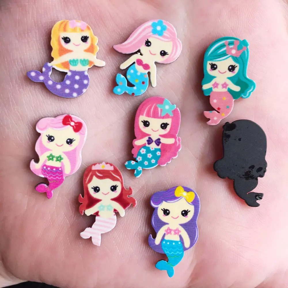 20 шт. Акриловые зажимы для скрапбукинга русалка | Дом и сад