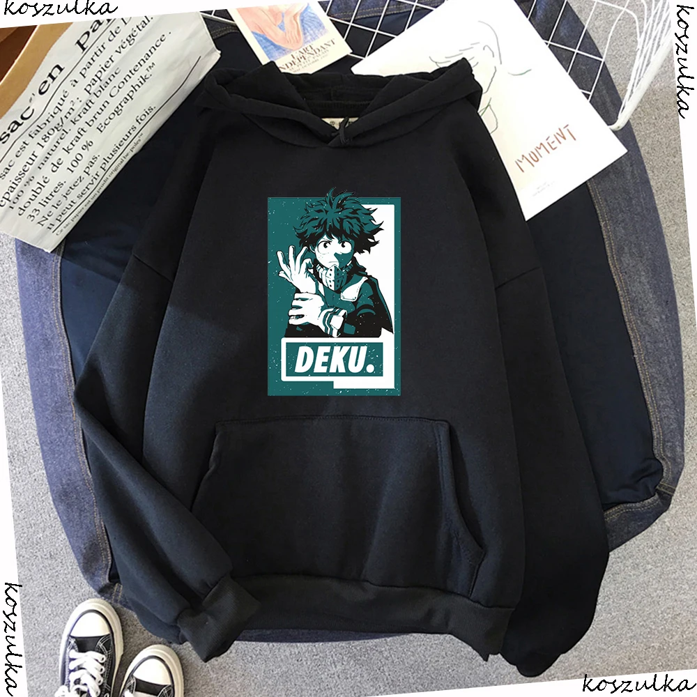 

Deku Boku No Hero My Hero Academia Hoodies Men Fashion Tracksuit Anime Clothes Women Sweatshirt Hoodie Kids Hip Hop Boy Clothing