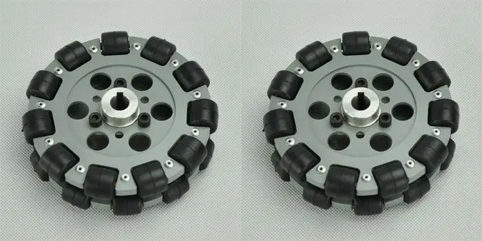 

QL-13 5" 30kg Payload Servo Motor Omni-directional Robot Rubber Wheel