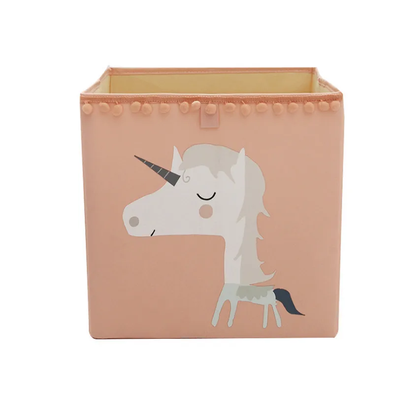 2020 New Cube Folding Storage Box For Kids Toys Organizer Clothes Underwear Socks Bins 33 x 33cm Boxes | Дом и сад