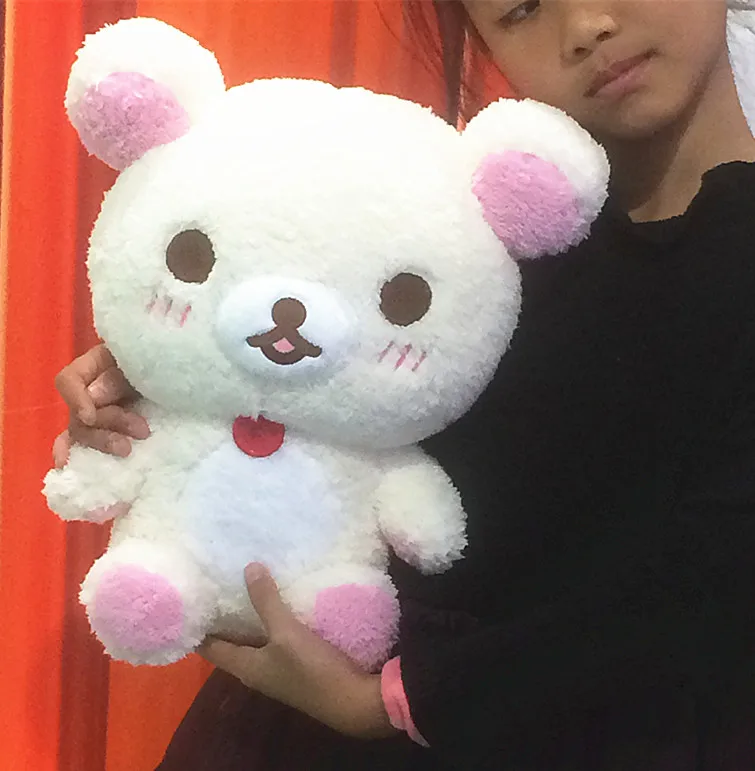 Милая Kawaii Rilakkuma плюшевая игрушка медведь Korilakkuma мягкие игрушки животные 35 см