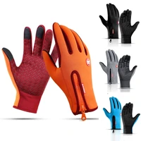 men warm touch screen fishing gloves winter waterproof anti slip cycling ski riding motorcycle gloves outdoor camping hiking