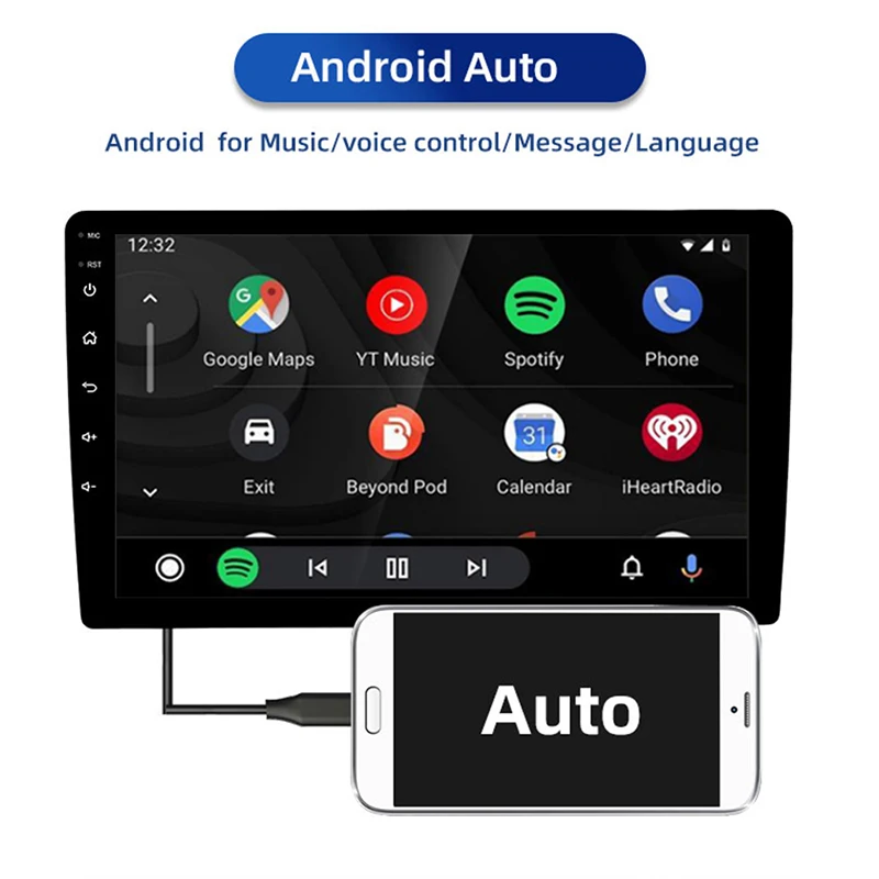 jmance android auto carplay wireless ips 7910 inch car radio player android 10 multimedia support fm am rds gps navigation free global shipping