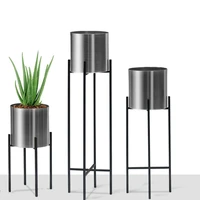 nordic simple metal flower pot creative decoration vase iron flower stand home decoration stand cy52610