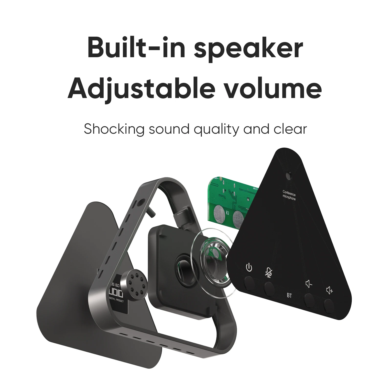 Настольный USB-динамик для телефонных звонков BT-микрофон 360 ° Всенаправленный