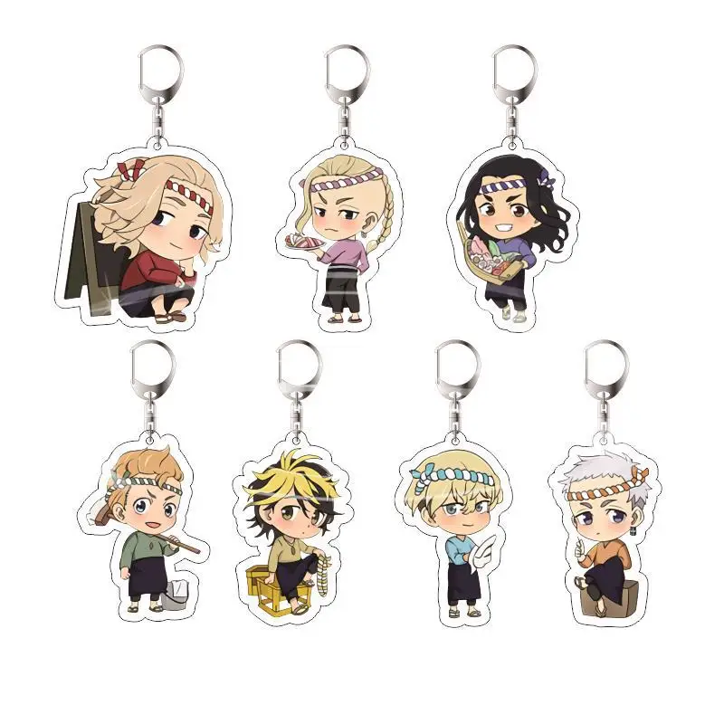 

Hot Tokyo Revengers Acrylic Keychain Anime Character Mikey Draken Chifuyu Pendant Keyring Cosplay Bag Jewelry Otaku Trinket Gifi