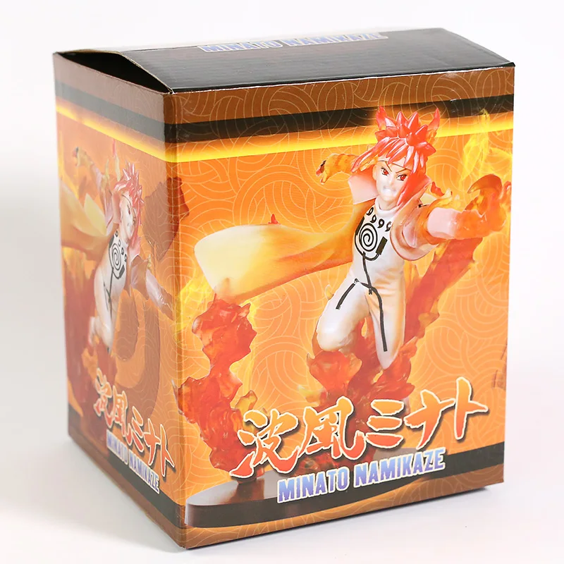 Naruto Shippuden намикадзэ Минато режим девять хвостов ПВХ Коллекционная модель игрушечная Статуэтка