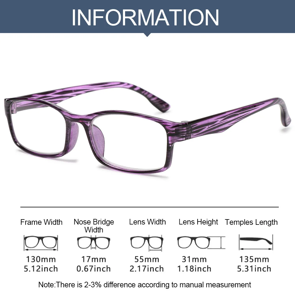 

1Pc Fashion Printed Reading Glasses UltraLight Frame Presbyopic Reader Eyewear Man Women Optical Spectacle Diopters + 1.0 + 4.0