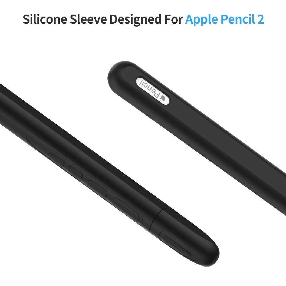 Силиконовый защитный чехол для Apple Pencil 2 iPad Pro стилуса d20|Стилусы планшетов| |