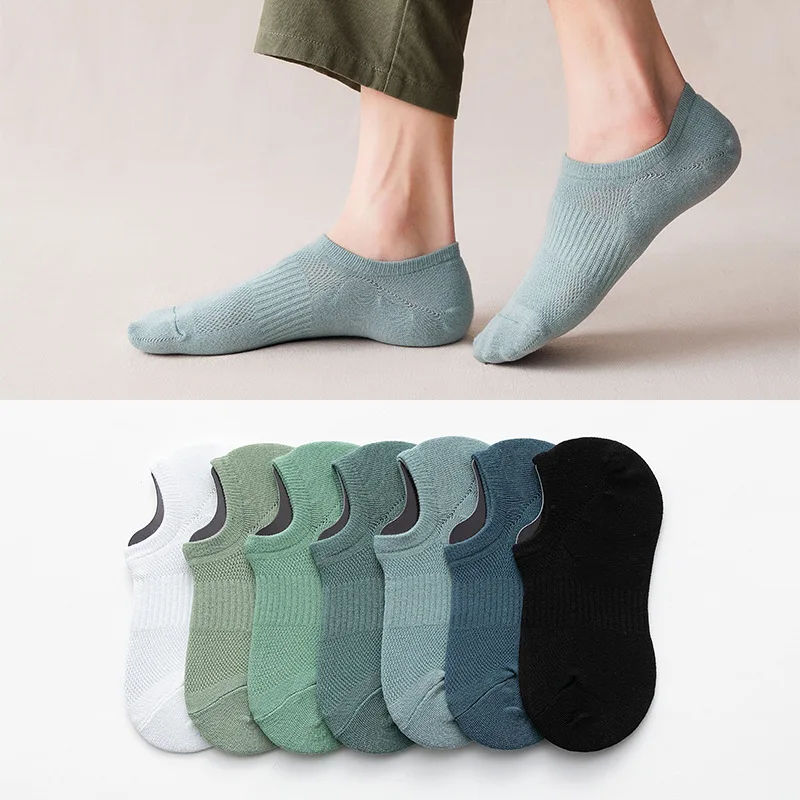 

Summer Short Socks For Men,Casual Breathable Cotton