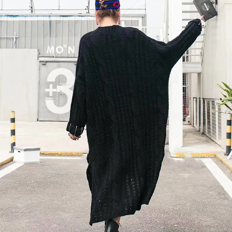 Женский трикотажный свитер с круглым вырезом рукавом летучая мышь | Женская