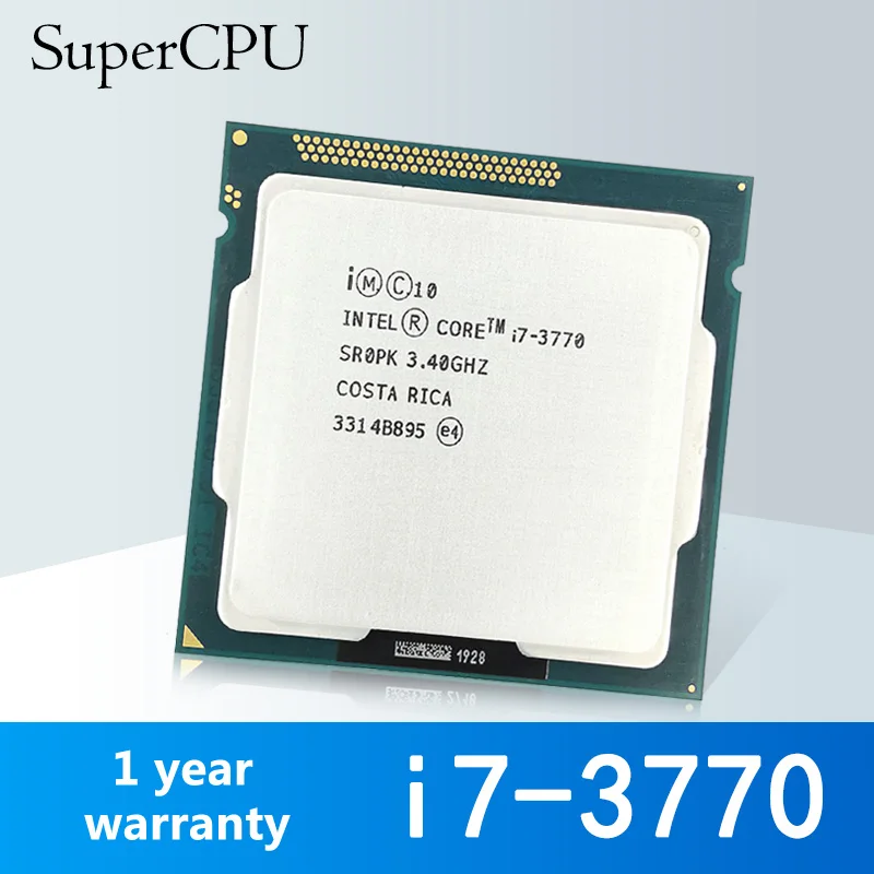 

Четырехъядерный процессор Intel i7 3770 3,4 ГГц 8 Мб 77 Вт LGA 1155 Рабочий стол 100%