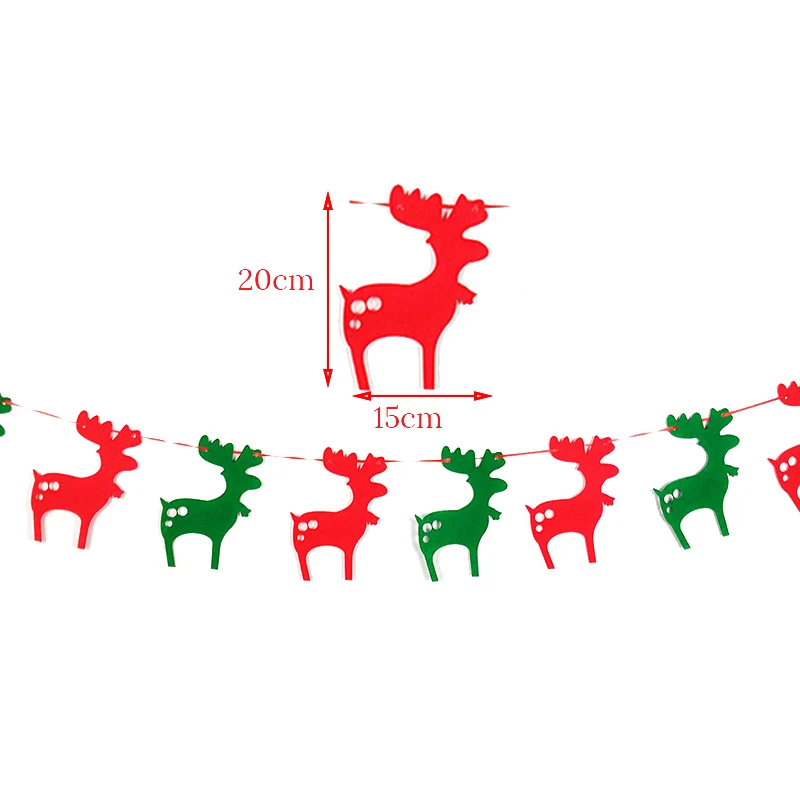 Рождественские украшения для дома, рождественская елка,, украшения, Navidad Noel, Рождественское украшение, новогодний, подарок, Kerst decoratie - Цвет: 1set banner A