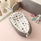 Детская кроватка портативная кроватка для путешествий кроватка для младенцев хлопковая Колыбель для улицы для ребенка Складная дышащая кровать ZT59