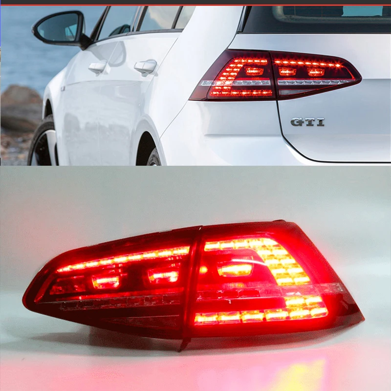 4 шт для VOLKSWAGEN Golf 7 светодиодный задний фонарь задних сигнальных огней задние