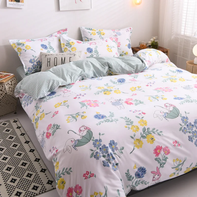 

Комплект постельного белья Datura Stramonium, в богемном стиле, односпальный, двухспальный, полноразмерный, с цветочным узором в виде роз, для детск...