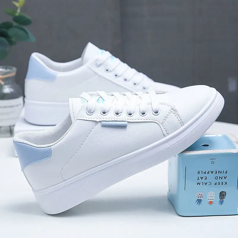 

Модная маленькая белая женская обувь весна-осень 2021 Новая универсальная обувь для скейтборда Детская универсальная женская обувь для студ...