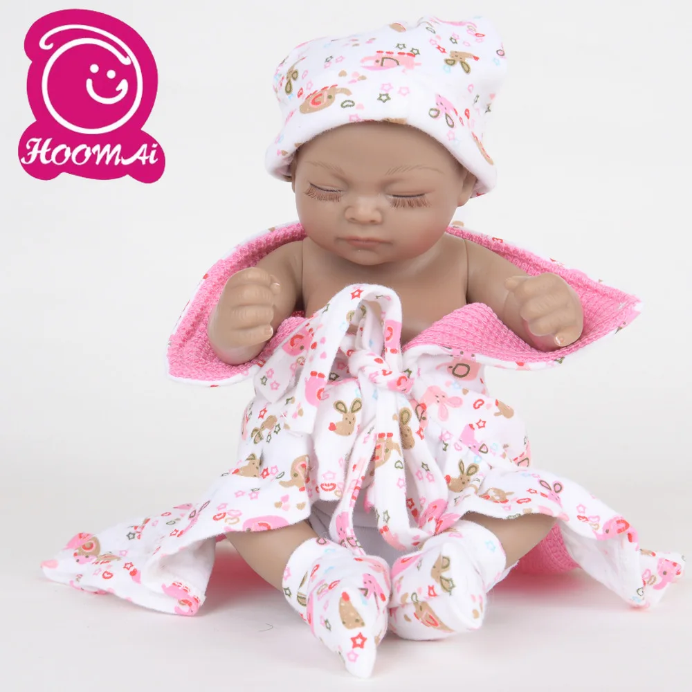 

Кукла новорожденная, миниатюрный виниловый комплект с реалистичным звуком новорожденного, для сна, 10 дюймов 28 см