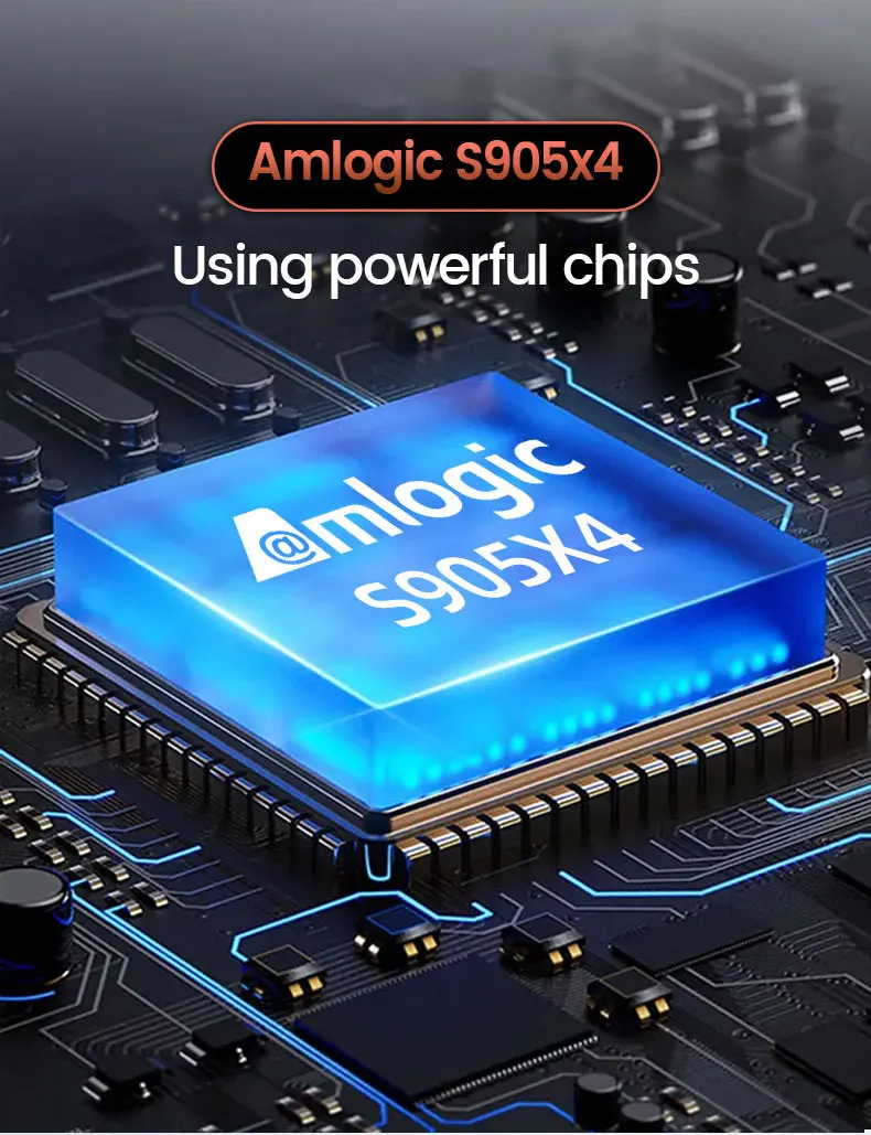 Приставка Смарт-ТВ 8K Android 11 0 4 + 128 ГБ Amlogic S905X4 | Электроника